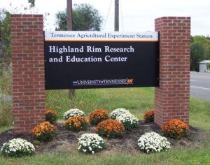 Highland Rim Research and Education Center entrance sign